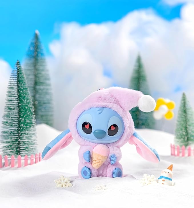 Stitch eat something before sleep